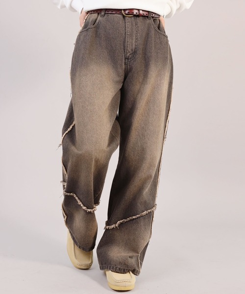 00s DIESEL フレアデニム デニムパンツ y2k ワイドデニム