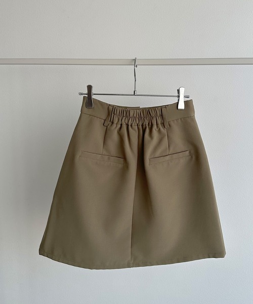 callautia スカート インバーテッドプリーツミニスカパン : ZOZOTOWN  
