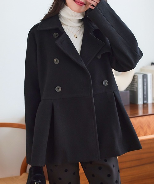 KOBE LETTUCE（神戸レタス） ダウンコート ダウンジャケット プリーツ