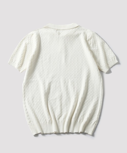 TOBEE ポロシャツ 「Tobee」スキッパールーズ ニット ポロシャツ