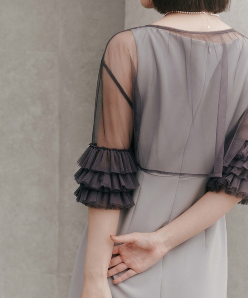 kaene ドレス フリルボレロセットドレス「kaene直営限定」結婚式
