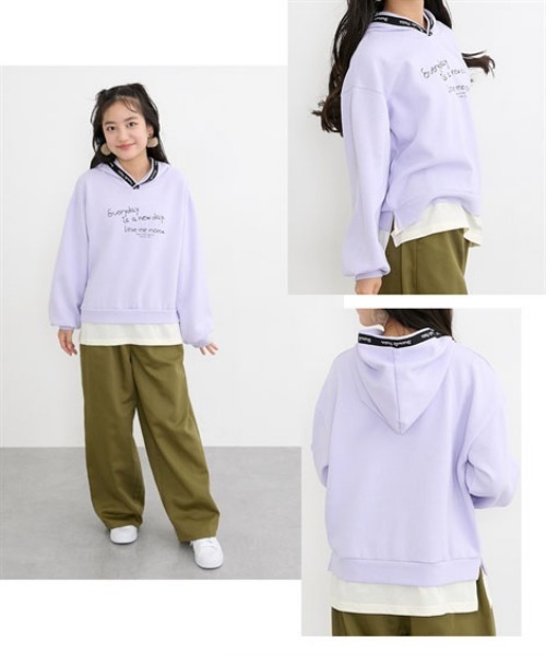 パーカー あったか裏起毛♪ プリントパーカー キッズ 子供服 女の子