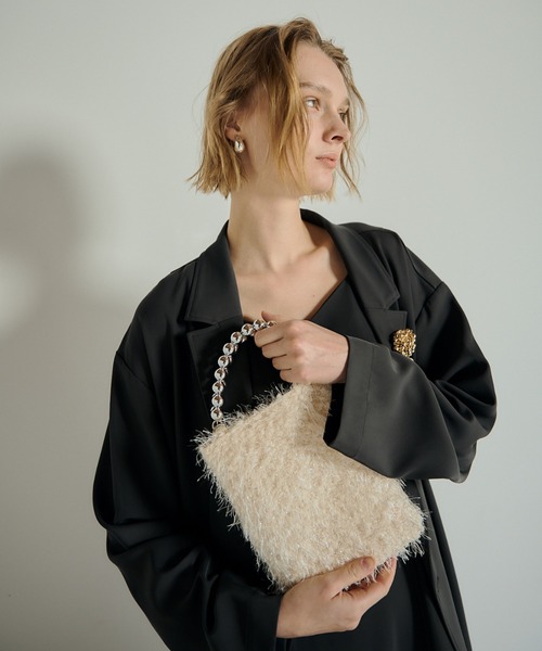 ファッション雑貨・小物その他 Large Tote et.UNiVER トートバッグ Fur accessory bag レディース