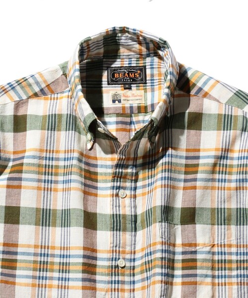 beams+ マドラスチェックシャツ クラシックフィット BEAMS PLUS（ビームス プラス）B.D. Classic-fit Madras（シャツ