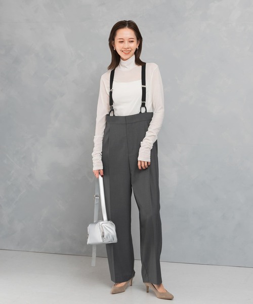 LIMI feu レディース サスペンダー サロペットパンツ STAFF STYLING｜THE SHOP YOHJI YAMAMOTO