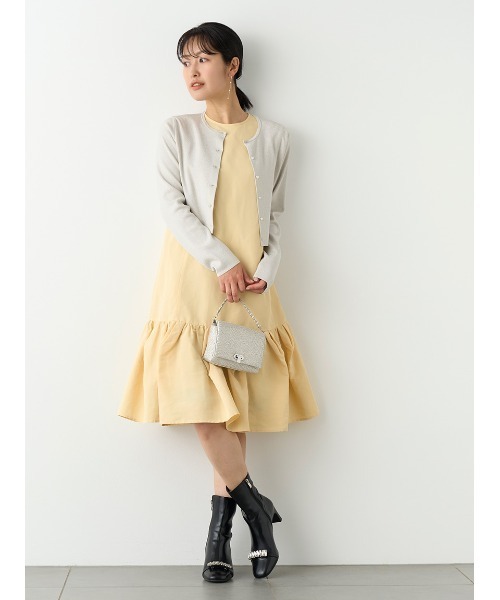 【CELFORD】ブラックノースリーブワンピース美品 CELFORD 「CELFORD」 ノースリーブワンピース 38 ブラック