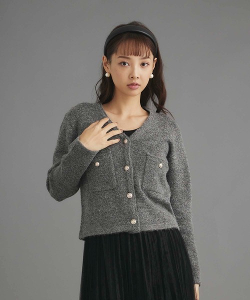 fifth（フィフス） カーディガン ポケット付Vネックカーディガン