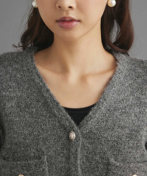 fifth（フィフス） カーディガン ポケット付Vネックカーディガン