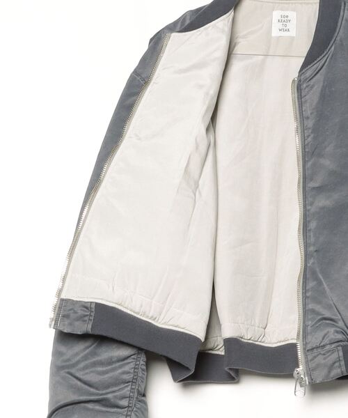 soe（ソーイ） ブルゾン アウター 別注 Faded Bomber Jacket メンズ