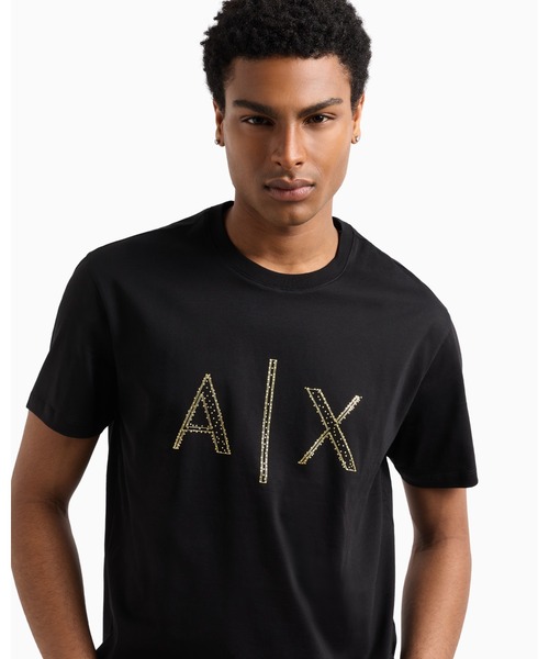 tシャツ 「A|X アルマーニ エクスチェンジ」AXロゴ 半袖クルーネックTシャツ/REGULAR メンズの画像