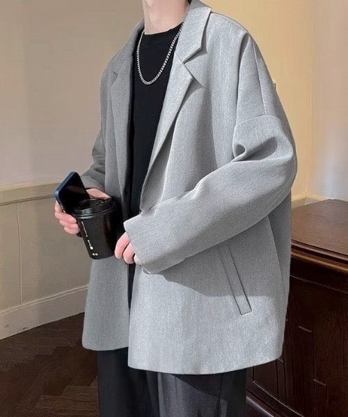 link lot ジャケット テーラードジャケット オーバーサイズリラックス