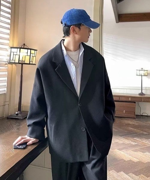 link lot ジャケット テーラードジャケット オーバーサイズリラックス