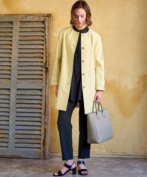 ドレステリア　ノーカラージャケット　34 XS コート　DRESSTERIOR DRESSTERIOR（ドレステリア） ノーカラーコート コート 「CLASSY.12月