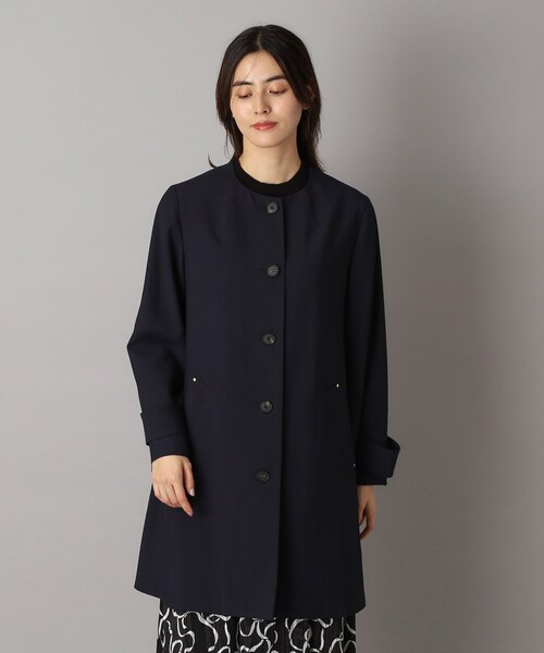 DRESSTERIOR ノーカラーコート DRESSTERIOR ノーカラーコート コート 「セレモニーにも」ノー