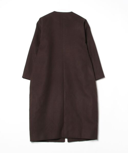 DouDou（ドゥドゥ） ノーカラーコート FREE ブラウン レディース