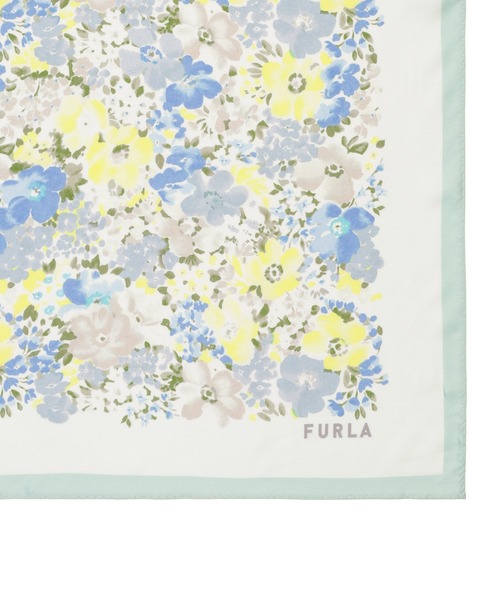 FURLA 花柄 スカーフ　未使用　もう一本おまけつき FURLA 花柄 スカーフ 未使用 もう一本おまけつき - メルカリ