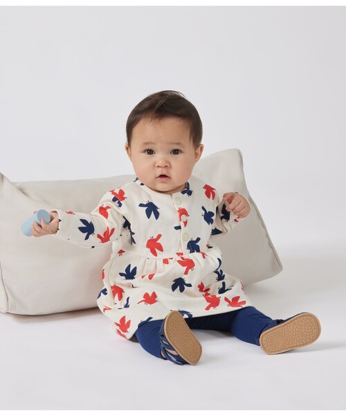 PETIT BATEAU（プチバトー） ワンピース ワンピース+レギンスセット