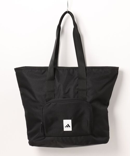 adidas ブラック トートバッグ 新商品 adidas トートバッグ アディダス 手提げバッグ 61031-01 ロゴ