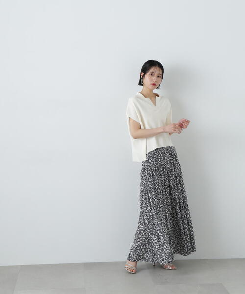 ニット セーター リラックスポロニット レディース N.Natural Beauty Basic ニット セーター リラックスポロニット
