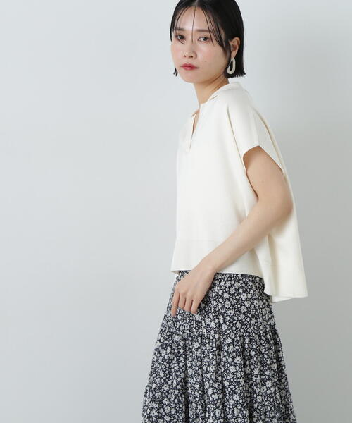 N.Natural Beauty Basic ニット セーター リラックスポロニット