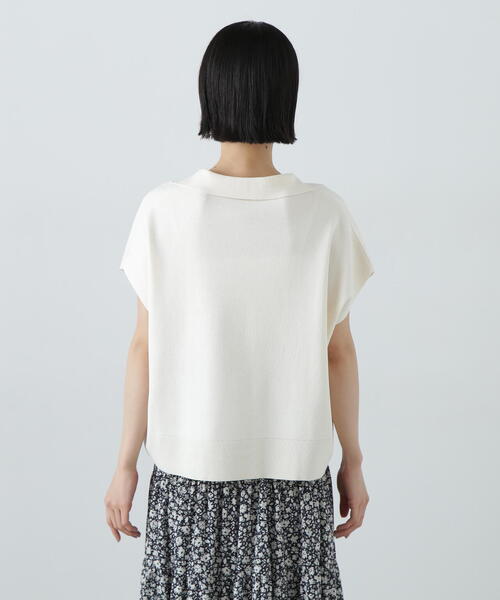 N.Natural Beauty Basic ニット セーター リラックスポロニット