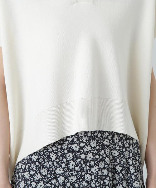 N.Natural Beauty Basic ニット セーター リラックスポロニット
