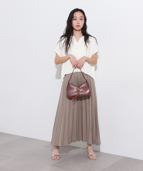 ニット セーター リラックスポロニット レディース N.Natural Beauty Basic ニット セーター リラックスポロニット
