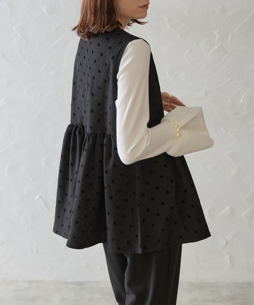 ella ドビードットジレ ella ドビードットジレ ella ドビードットジレ ella ドビー