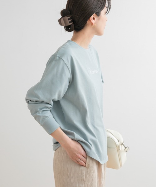 23SS LrdR New Normal Dw2Rロゴオパール刺繍プルオーバー URBAN RESEARCH DOORS tシャツ ロゴ刺繍プルオーバー レディース