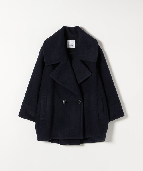 「SHIPS any」 コート ONE SIZE ネイビー レディース_画像3