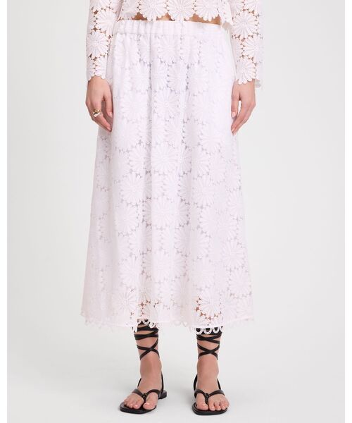 KATE SPADE デイジーアイレットティアードマキシスカート KATE SPADE デイジーアイレットティアードマキシスカート (kate