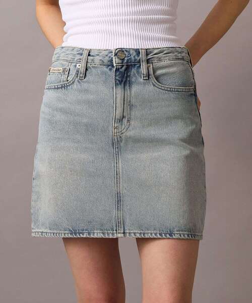 【 】◆CKJeans レギュラーミニスカート◆送料無料◆ Calvin Klein スカート レギュラー ミニスカート : ZOZOTOWN