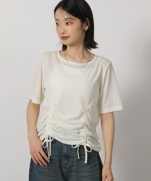 LAKOLE（ラコレ） tシャツ 半袖 ドロストシアーテレコ半袖T / 291827