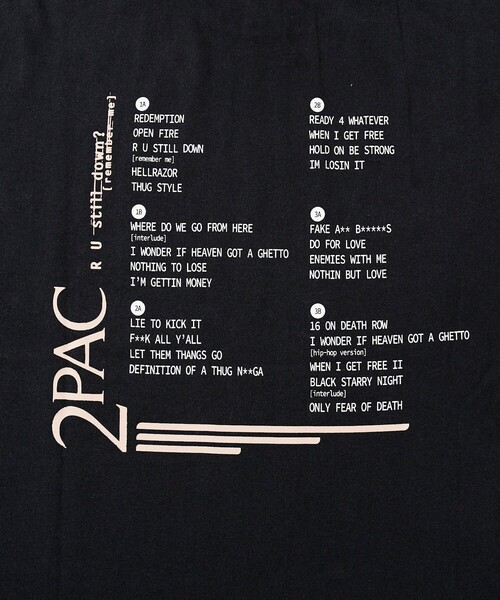 FREAK'S STORE（フリークスストア） tシャツ 「EXCLUSIVE」2pac S/S