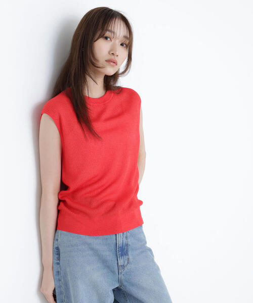 NATURAL BEAUTY BASIC ニット セーター 「Oggi8月号掲載」シアー