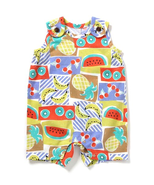 BREEZE（ブリーズ） ベビー服 ロンパース 「トロピカルベイビー」総柄