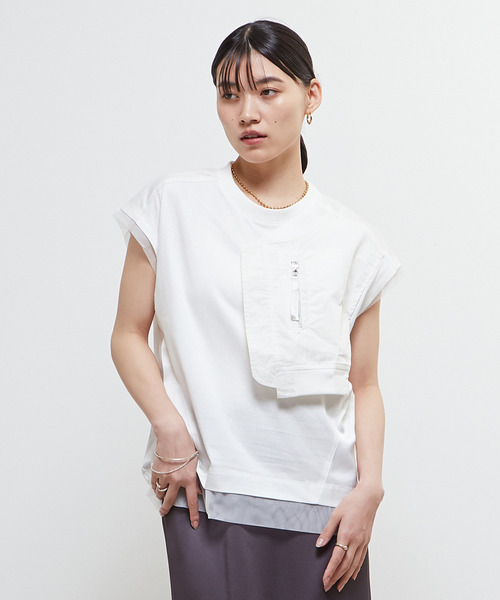 tシャツ 「AULA AILA別注」MILITARY T-SHIRT レディース