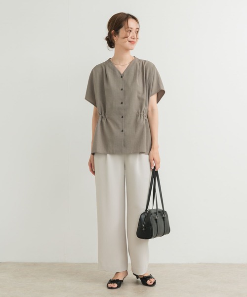 URBAN RESEARCH DOORS ブラウス シャツ 「再入荷」Vネック