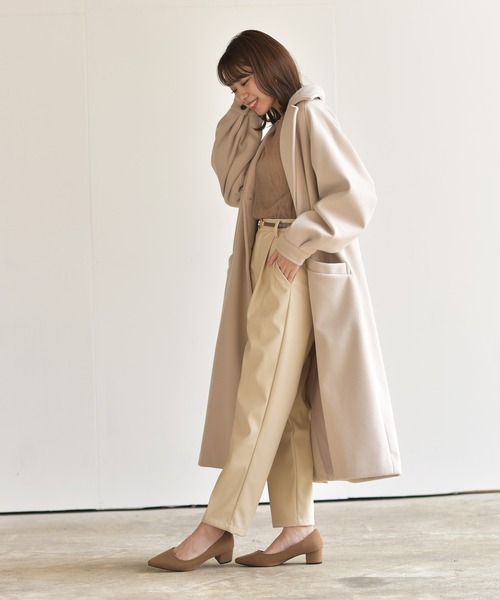 「rps」 チェスターコート M モカ レディース_画像3