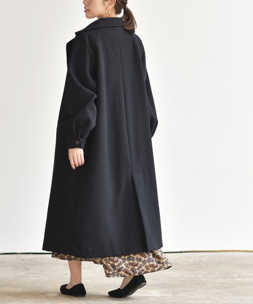 「rps」 チェスターコート M モカ レディース_画像8