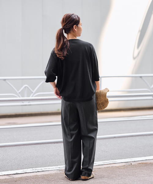 FRAMeWORK ニット セーター シアーニットTシャツ レディース