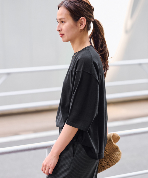 FRAMeWORK ニット セーター シアーニットTシャツ レディース
