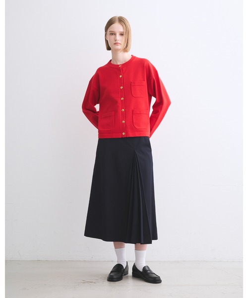 【値段交渉可】Traditionalweatherwearボーダーカットソー 赤 トラディショナルウェザーウェア 半袖トップス 白 赤 ボーダー柄