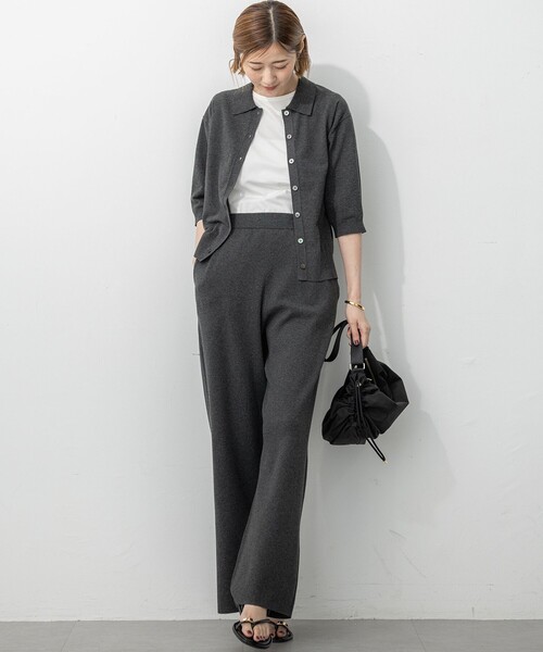 23区 カーディガン 「洗える/吊り干しOK」ヴィスコース