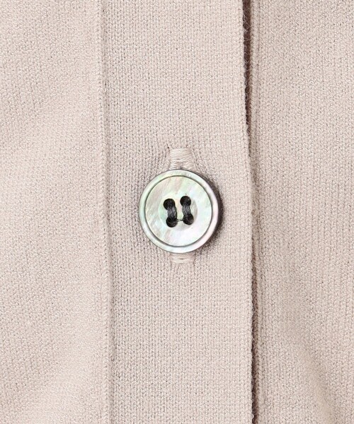23区 カーディガン 「洗える/吊り干しOK」ヴィスコースストレッチ