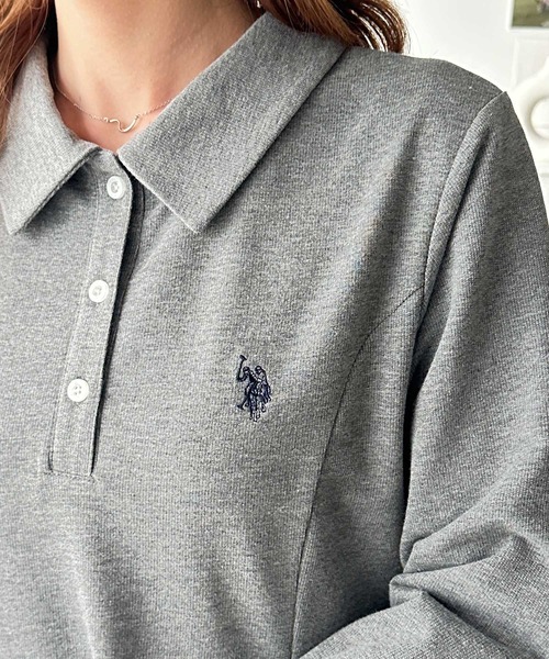 ワンピース GeeRA別注「U.S. POLO ASSN.」ポロ衿カットソーワンピース（長袖） | U.S. POLO ASSN. | 16