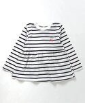 tシャツ ペプラムフレア長袖Tシャツ/7day...の詳細画像1