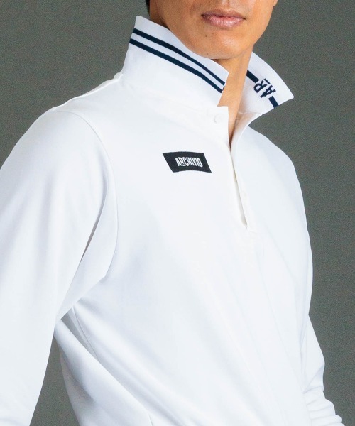 archivio（アルチビオ） ポロシャツ 「MENS」「メンズ」ライン襟UV