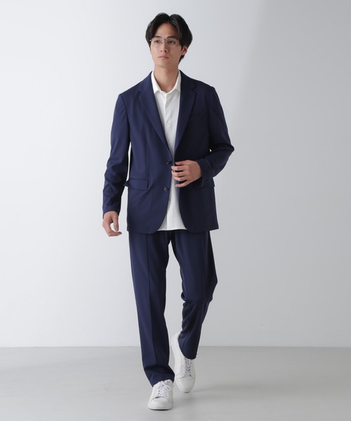 ánuans ネイビー　テーラードジャケット M NANO universe（ナノ・ユニバース） テーラードジャケット M ネイビー