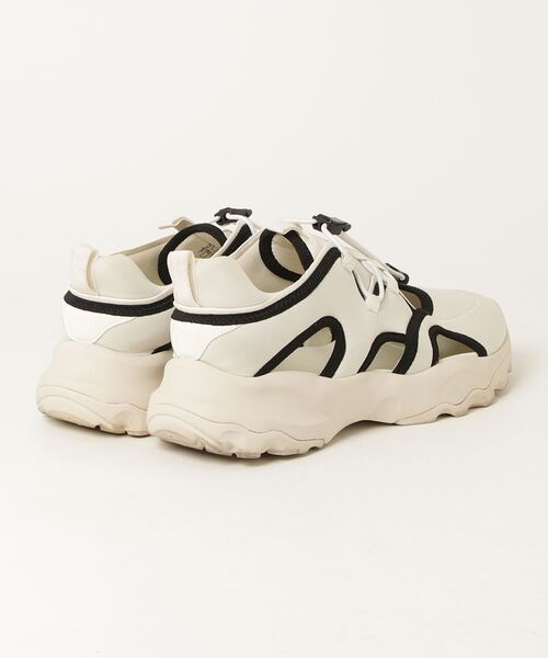 「emmi」 フラットサンダル 25cm ホワイト レディース_画像2